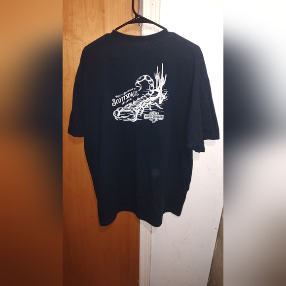 Harley Davidson Scottsdale AZ Men's 2XL Blue Crew neck Tshirt - Picture 11 of 16